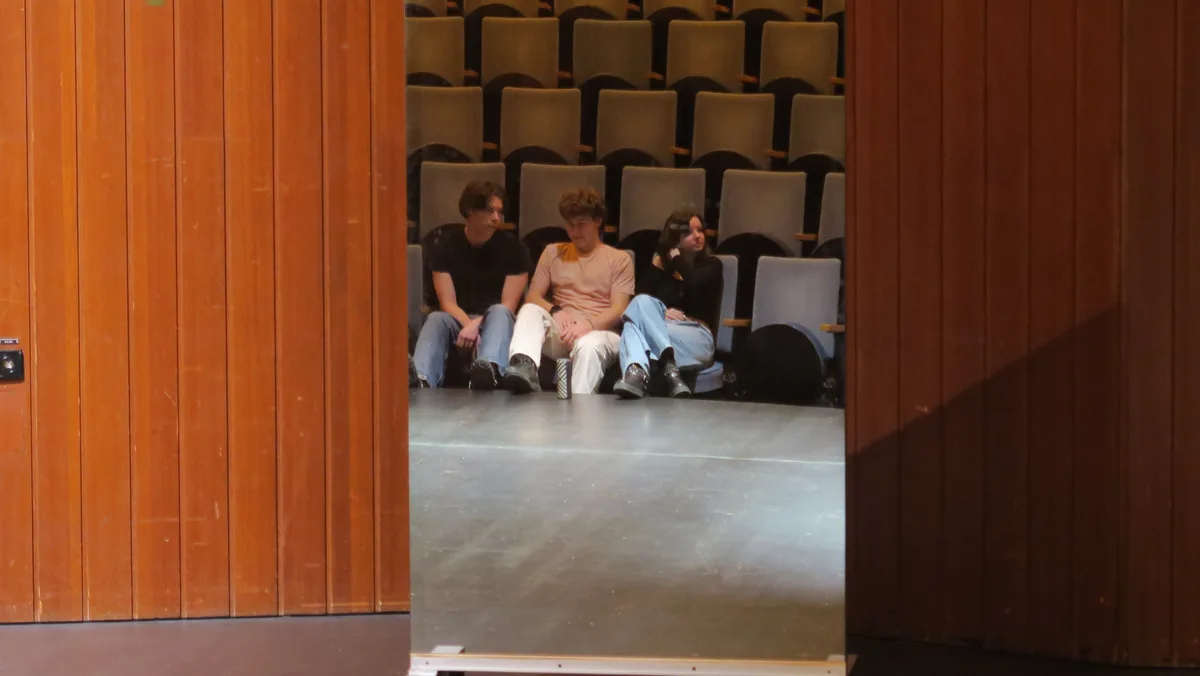 Das Theaterfreifach der KZO bei seiner Probe